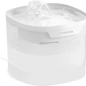 Fontaine à Eau pour Chat Cheerble E1 Lite - 2L Sans Pompe avec Technologie MagDrive