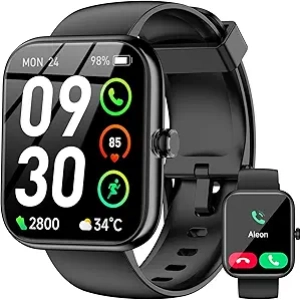 Montre Intelligente Alexa 1.83" - Tracker Fitness IP68 Waterproof, 120+ Sports