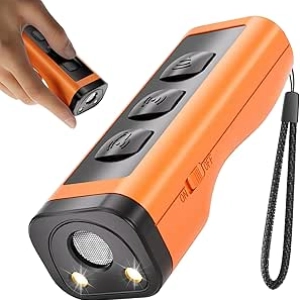 Dresseur Chien Ultrasonique Rechargeable 50m - Anti-Aboiement Humain