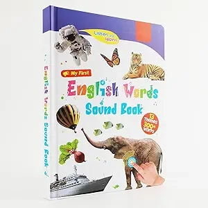Livre Sonore Anglais pour Enfants - 300+ Mots avec Fonction Parlante
