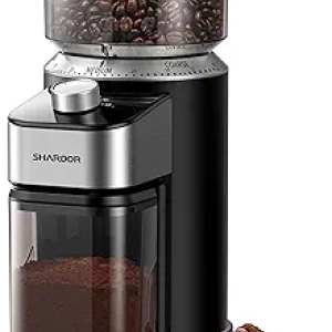 Moulin à Café SHARDOR 40 Réglages - Broyeur Électrique avec Minuteur