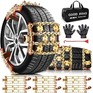 Chaînes à Neige Universelles 225-285mm - Camion, SUV, Voiture - Set de 6