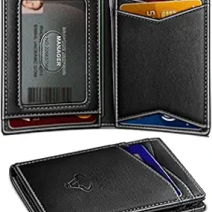 Portefeuille Homme Cuir Véritable - BULLIANT Slim Wallet RFID Protection