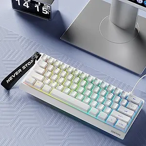Clavier Gaming 60% EWEADN F61 RGB Filaire - Compact Mécanique