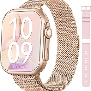 Montre Connectée Homme Femme 30 Jours d'Autonomie - Appels Bluetooth, SpO2, 120+ Sports