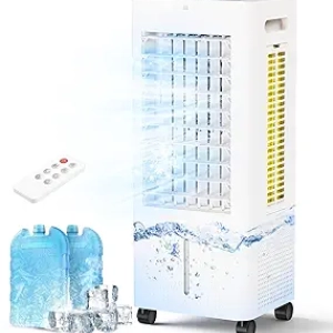 Climatiseur Évaporatif Portable 2200 CFM avec Télécommande et Minuteur