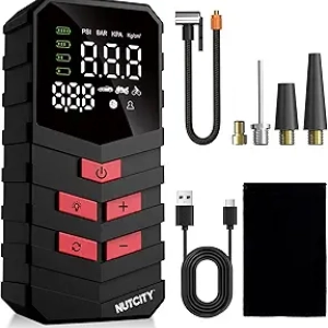 Compresseur d'Air Portable 16000mAh sans Fil - Gonfleur Pneu Voiture 150PSI