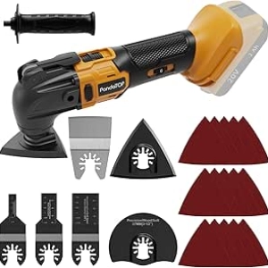 Outil Multifonction Oscillant 20V DW - Brushless 6 Vitesses + 22 Accessoires