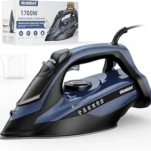 Fer à Repasser Vapeur 1700W Chauffage 20s - Réservoir 450ml
