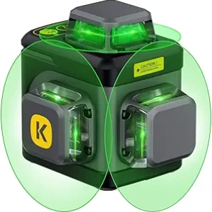 Fanttik D12 Ace Laser Level 360° - Niveau Laser Rechargeable IP54 pour Construction