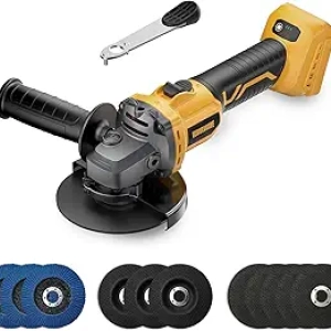 Meuleuse d'angle sans fil Brushless 20V compatible DEWALT - 6 vitesses