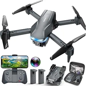 Drone Professionnel 1080P HD Pliable avec Caméra - Débutant et Adulte
