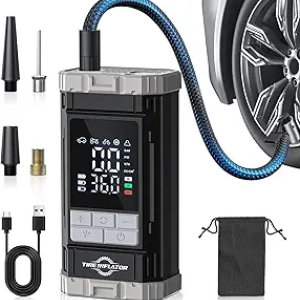 Compresseur d'Air Portable 150 PSI - Pompe Auto Électrique avec Écran LCD