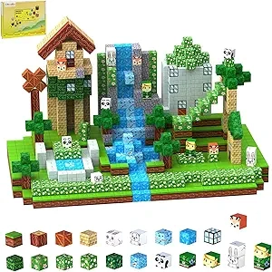 Blocs Magnétiques 150 Pièces Forêt Enfant - Jouet STEM Éducatif