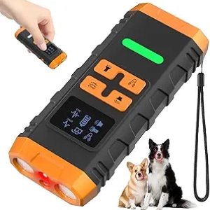 Anti-Aboiement Ultrasonique 2X - Dressage Chien 50m | Stop Aboiement Efficace