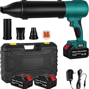 Souffleur de Feuilles sans Fil SOPPY 21V - 70000 RPM avec 2 Batteries