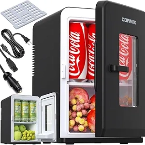 Mini Frigo 15L Portable - Réfrigérateur Thermoélectrique AC/DC pour Chambre, Bureau et Voiture