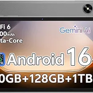 Tablette Android 16 - 10.1 pouces, 20GB RAM, 128GB ROM, WiFi 6