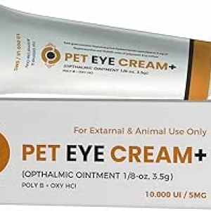 Soin Oculaire Doux pour Animaux - Crème Yeux Chiens, Chats, Chevaux