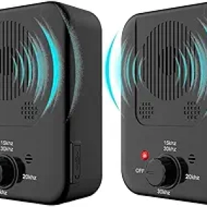 Anti-aboiement Ultrasonique pour Chiens - Lot de 2 Dispositifs Rechargeables