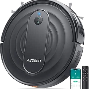 Airzeen R7 Robot Aspirateur 3000PA - Nettoyage Automatique Tapis & Sols Durs