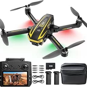 Drone FPV 4K avec Écran LCD 4,5" - Facile pour Débutants et Enfants