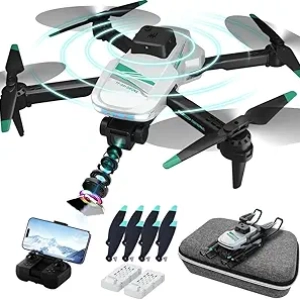 Drone 4K FPV Pliable avec Caméra - 40min d'Autonomie - Enfant & Adulte