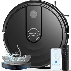Robot Aspirateur et Laveur 3-en-1 4000Pa - WiFi/Alexa - Poils d'animaux