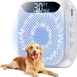 Appareil Anti-Aboiement Ultrasonique MALOK 30ft - Dressage Chien Rechargeable