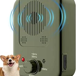 Anti-aboiement Ultrasonique pour Chiens - Dispositif Silencieux Efficace Intérieur/Extérieur