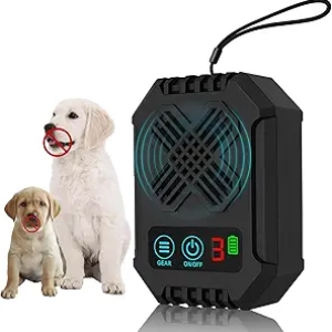 Appareil Anti-Aboiement Ultrasonique 50m - 3 Modes Réglables Rechargeable